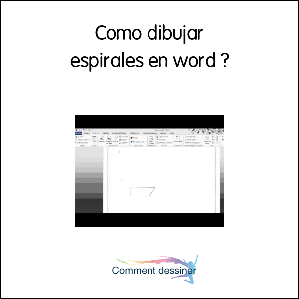 Como dibujar espirales en word